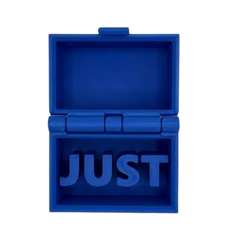 Just in Case Prank Box, Just in Case Joke Gag, Prank Stuff Aufbewahrungsbox Scherzbox, Schreibtisch-Dekoration, Schmuck-Organizer, Schatzkiste, lustiger Gag, kleine Box mit seltsamen Wörtern, Partyzub von Jongyumo