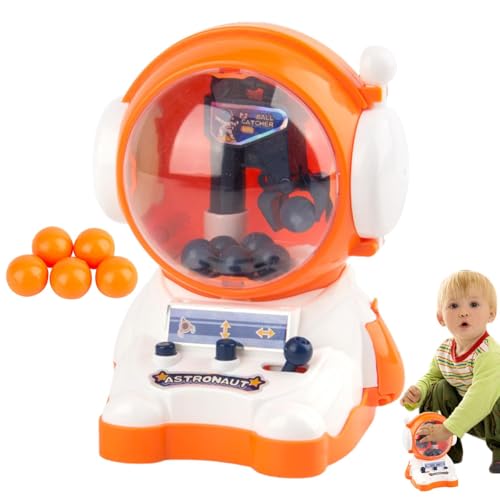 Kleine Klauenmaschine, Klauenmaschine für Kinder - Krallenmaschinenspielzeug für mit niedlichem Astronauten-Design,Kreative Kinderkrallenspielmaschine, Kinderkrallenmaschinenspielzeug für , Mädchen, K von Jongyumo