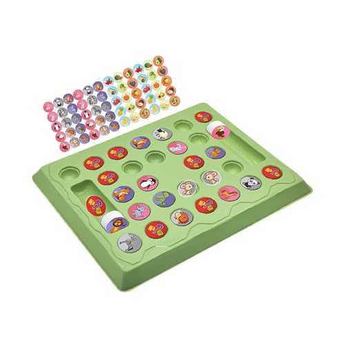 Passendes Spiel für Kinder, passende Spielkarten, Lernspielzeug mit passenden Obst- und Tierkarten, Pädagogisch, Kinder, Spielen Karten, Mit, A, Glocke, Für, Kinder, Und, Familien, Kognitiv, Fähigkeit von Jongyumo