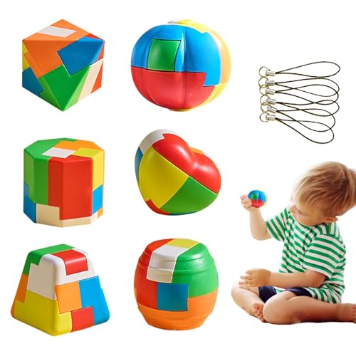 Puzzle-Rätsel, Denksport-Puzzle - 3D-Rätsel-Teaser - Schalten Sie das Interlock 3D Brain Puzzle Teaser Kongming Lock für Kinder frei von Jongyumo