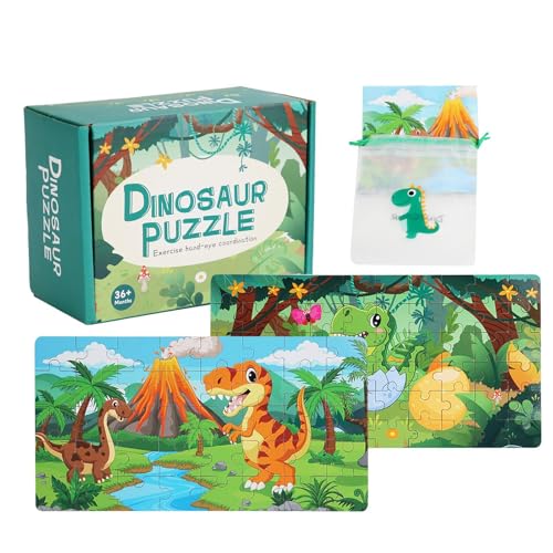 Tier-Puzzle-Spielzeug, Tier-Puzzles für Kinder | Dinosaurier-Puzzlebrett für Kinder,Cartoon-Tier-Puzzles, Früherziehungsspielzeug für Zuhause, Kindergarten, Kindergarten von Jongyumo