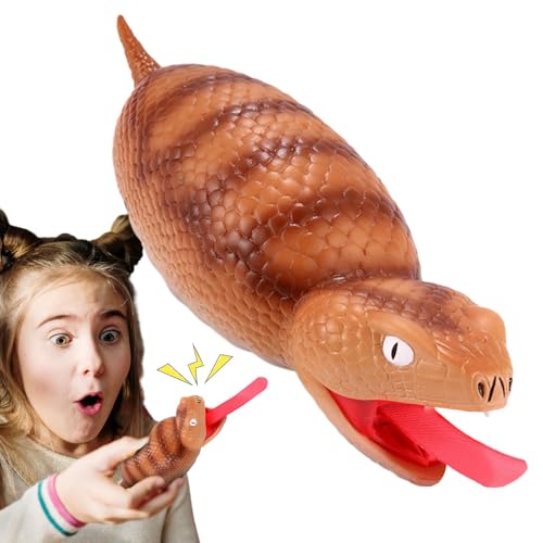 Tricky Snake,Fake Snakes Quetschschlangenspielzeug | Squeeze Snake Prank Prop, Kinderspielzeug, lustiges Tier, knifflig, Aprilscherz, Halloween, Weihnachten, Streichspielzeug von Jongyumo