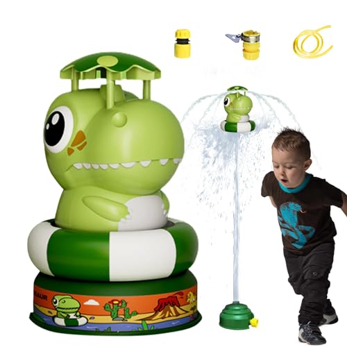 Wassersprinkler für Kinder, Wasserraketen für Kinder mit Pumpe,Raketensprinkler-Spielzeug - Outdoor-Sprinkler zum Spielen im Freien, Pool-Party-Spaß, Hinterhof-Party für 3-jährige Kinder und Haustiere von Jongyumo