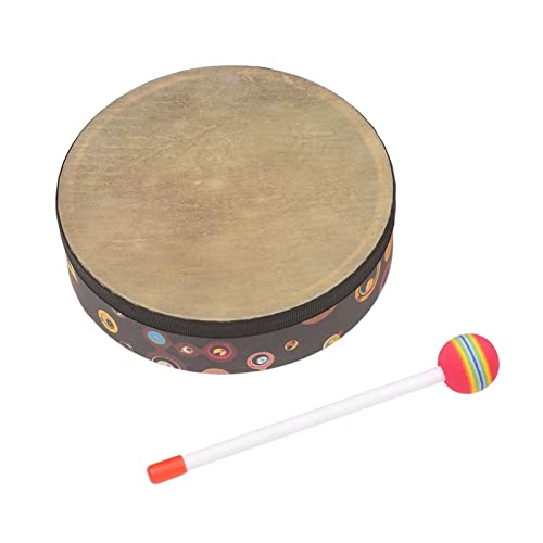 Kleinkind-Trommel, Kinder-Handtrommel, Kindertrommeln, Musikinstrumente, Percussion-Trommel für Bildung und Unterhaltung für Kinder (8 in) von Jonlaki