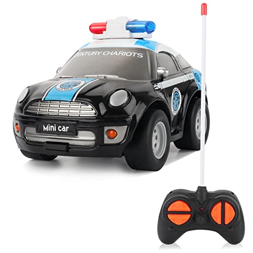 Jooheli Ferngesteuertes Auto, Kinder Spielzeugauto, Ferngesteuertes Auto für Kinder, Buggy RC Auto Spielzeug ab 2 3 Jahre, Kinderspielzeug, Mini RC Polizeiauto Geschenkideen für Junge/Mädchen von Jooheli