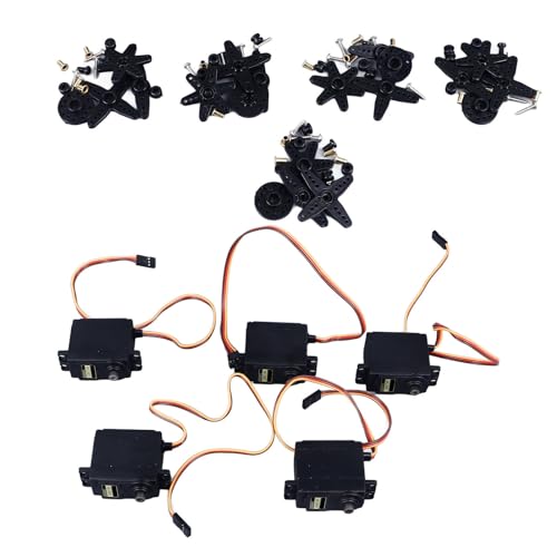 Analoger Servomotor, Kunststoffgetriebe-Servomotor Stabile Bewegungssteuerung 13 Kg/cm Torsion 5 Sätze 3-7,2 V Angemessene Struktur für RC-Car-Boote von Jopwkuin