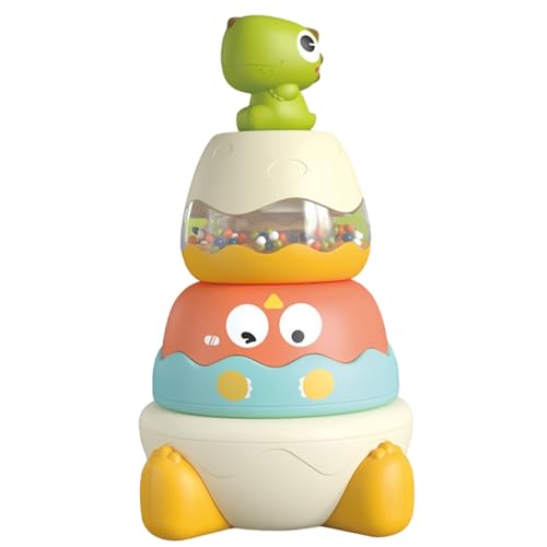 Baby-Stapelspielzeug mit süßer Dinosaurierfigur, pädagogisches Lernspielzeug von Montessori für Kleinkinder, Jungen und Mädchen Baby-Stapelspielzeug mit süßer Dinosaurierfigur, pädagogisches Lernspielzeug von Montessori für Kleinkinder, Jungen und Mädchen von Jorzer