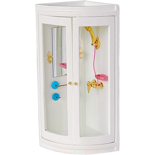 Dollhouse Badezimmer, 1/12 Skala weißer Duschbaumecke, 6, 6 x 3, 9 Zoll Plastikpuppenhauszubehör 1:12 DIY DULLHAUS MINI Bad Simulation DUUDLOUM BACHT. Dollhouse Badezimmer, 1/12 Skala weißer Duschbaumecke, 6, 6 x 3, 9 Zoll Plastikpuppenhauszubehör 1:12 DIY DULLHAUS MINI Bad Simulation DUUDLOUM BACHT. von Jorzer