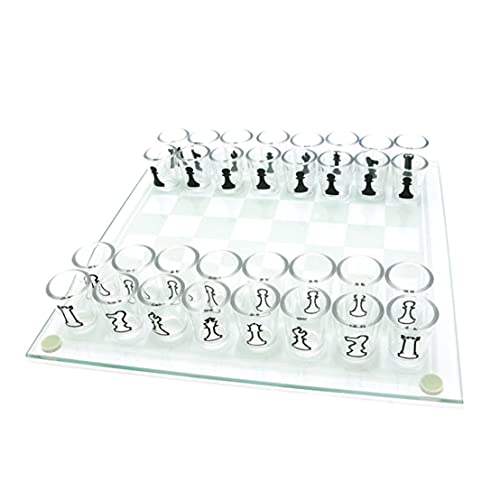 Jorzer Glasschach -Set mit 32pcs Acrylbechern Schach- und Weinbecher -Spiel -Schuss für Erwachsene, Brett, Brett, Acryl, Trinken Jorzer Glasschach -Set mit 32pcs Acrylbechern Schach- und Weinbecher -Spiel -Schuss für Erwachsene, Brett, Brett, Acryl, Trinken von Jorzer