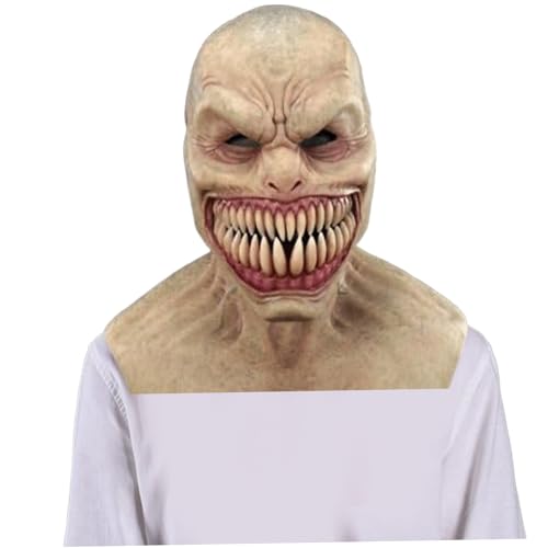 Halloween -Maske, realistische Silikon -Gruckenmaske, Halloween Dekorationen für Erwachsene Karnevalskostümparty Haunted House Horror Old Man Kopfbedeckung Old Man Großvater Horror. Halloween -Maske, realistische Silikon -Gruckenmaske, Halloween Dekorationen für Erwachsene Karnevalskostümparty Haunted House Horror Old Man Kopfbedeckung Old Man Großvater Horror. von Jorzer