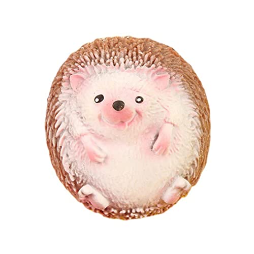 Jorzer Hedgehog Zappet Toys Simulation Hedgehog Dekompression Spielzeug Cartoon Tiersusorisches Spielzeug Stressabbau Zappel Spielzeug kreatives Geschenk für Kinder Erwachsene von Jorzer