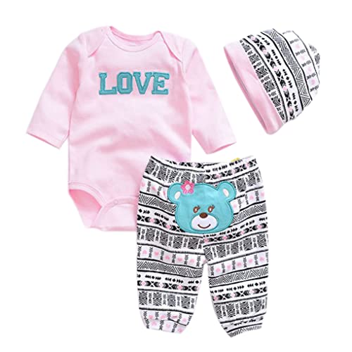 Jorzer Babypuppenkleidung Set Babypuppen -Outfits Kostümzubehör für 20 bis 22 Zoll Neugeborenen Puppenstil3 von Jorzer