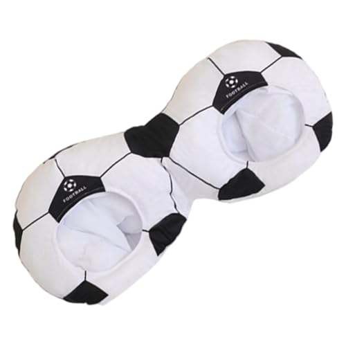 Jorzer Fußballhut, Ballform Partyhüte Plüsch Fun Halloween Sports Neuheit Fußballkostüm Kopfbedeckung für Party Dress Up Halloween Cosplay Accessoires Jorzer Fußballhut, Ballform Partyhüte Plüsch Fun Halloween Sports Neuheit Fußballkostüm Kopfbedeckung für Party Dress Up Halloween Cosplay Accessoires von Jorzer
