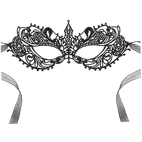 Jorzer Luxus Maskerade Maske Damen Lace Eye Maske Kosmetische Maske Frauen Lace Eye Maske Halloween Kostümzubehör von Jorzer