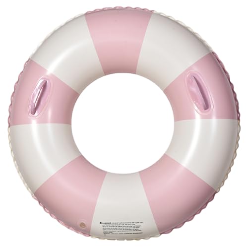 Jorzer Ringpool Float 29 '' Große Schwimmringe PVC -Pool -Röhrchen mit Griffen ＆ Pumpe aufblasbare Poolschwimmer Schwimmring Erwachsene Innenrohre für Sommerpool Party Lake Beach von Jorzer