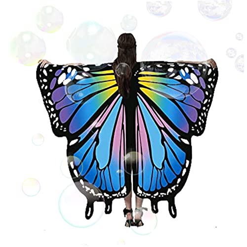 Jorzer Schmetterling Schal Frauen Schmetterling Cape Dance Party Foto Fairy Fairy Schmetterlingsflügelschalkostüm für Cosplay Accessoire Style2 von Jorzer