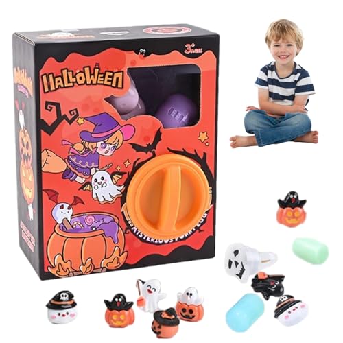 Jorzer Spielzeugkapsel-Verkaufsautomat mit 6 zufälligen Überraschungseiern für Halloween-Spielzeug im Kindergarten Jorzer Spielzeugkapsel-Verkaufsautomat mit 6 zufälligen Überraschungseiern für Halloween-Spielzeug im Kindergarten von Jorzer