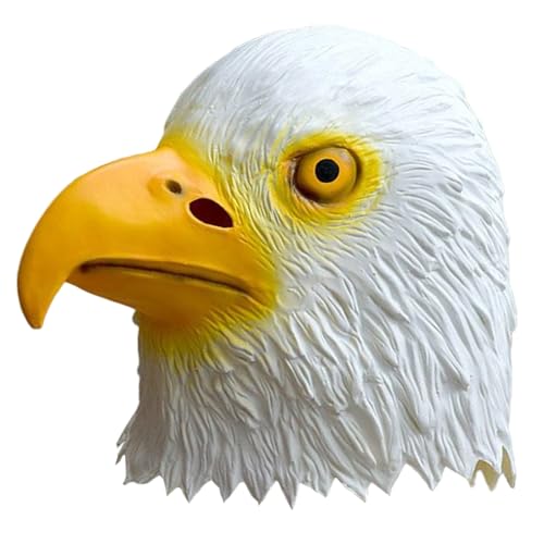 Jorzer Taubenmaske, Vogelmaske für den ganzen Kopf mit Luftlöchern, realistische Latexmasken, lustige Adler-Halloweenkostüme, Cosplay-Zubehör für Party- und Themenveranstaltungen. Jorzer Taubenmaske, Vogelmaske für den ganzen Kopf mit Luftlöchern, realistische Latexmasken, lustige Adler-Halloweenkostüme, Cosplay-Zubehör für Party- und Themenveranstaltungen. von Jorzer