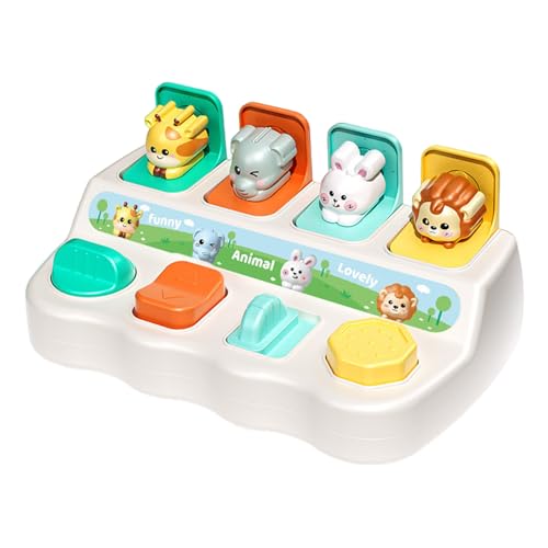 Pop-up-Spielzeug, interaktive niedliche Tierspielzeug, sicheres und lustiges Pop-up-Tier, Bildungsspielzeug für Kinder, kreatives Lernspielzeug für Kleinkinder Jungen Girls Games Pop-up-Spielzeug, interaktive niedliche Tierspielzeug, sicheres und lustiges Pop-up-Tier, Bildungsspielzeug für Kinder, kreatives Lernspielzeug für Kleinkinder Jungen Girls Games von Jorzer