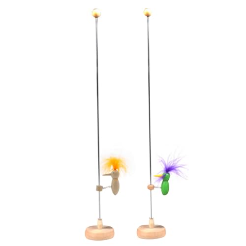 Woody Woodpecker Toy 2PCS Single Specht Vogel auf einer Stabstange mit stabiler Basis, Vintage Crazy Pecking Bird Retro klassisches Schreibtischspielzeug, Schreibtischspielzeug, Retro, Klassiker Woody Woodpecker Toy 2PCS Single Specht Vogel auf einer Stabstange mit stabiler Basis, Vintage Crazy Pecking Bird Retro klassisches Schreibtischspielzeug, Schreibtischspielzeug, Retro, Klassiker von Jorzer