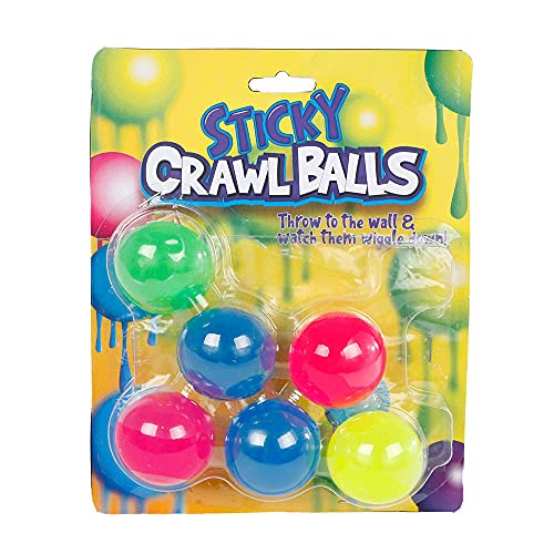 Jouetprive-Sticky Balls Glow in The Dark, 6 Stück 620939 von Jouet-Plus