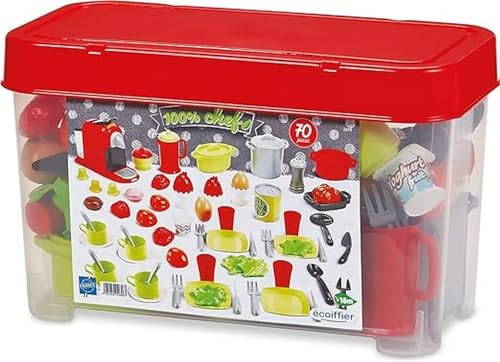 Jouets Ecoiffier 2698 70-teiliges Set, Mehrfarbig, S von Jouets Ecoiffier