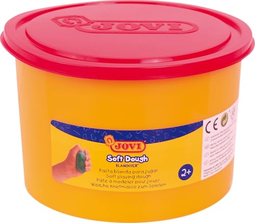 Jovi Blandiver Knete, extra weiche Knetmasse für Kinder ab 2 Jahren, rot, 1 Dose, 460 g Jovi Blandiver Knete, extra weiche Knetmasse für Kinder ab 2 Jahren, rot, 1 Dose, 460 g von Jovi