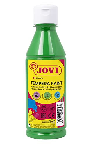 Jovi Flüssigkeit Tempera, 250 ml, mittelgrün von Jovi