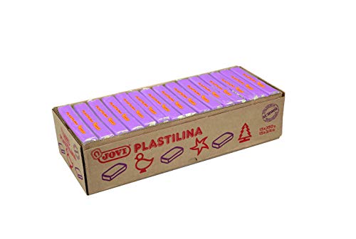 Jovi Plastilina, 15 Tabletten 350 g, lila-Gehäuse (7214) von Jovi