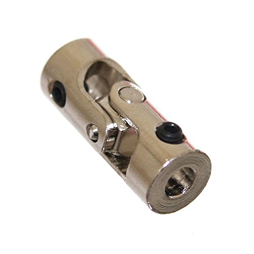 Joy-Button 1x Mini Kardangelenk 4mm Wellenkupplung für Modellbau Verbinder Schiffswelle Gelenkwelle Kreuzgelenk Wellenverbinder Neu (Ø4mm) von Joy-Button