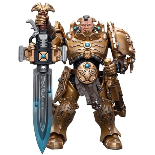 JOYTOY Warhammer 40K 1/18 Action Figure Adeptus Custodes Custodian Guard with Sentinel Blade Gift for Action Figure Lovers Collectors Above 15 Years Old von JOYTOY