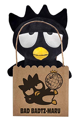 Joy Toy Sanrio Bad Badtz Maru Eco Plush 24 cm in wiederverwendbarem Kartontäschchen - der Plüsch ist aus 100% aus PET Flaschen recyceltem Material von Joytoy