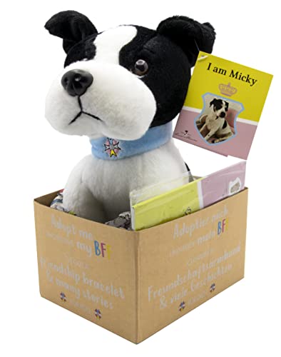 Joy Toy Prinzessin Maja von Hohenzollern Micky Adopt me Plüsch 18 cm mit Armband für den neuen BFF und illustriertem Vorlesebuch in Geschenkkarton 12x15x25 cm, Multicolor, One Size Joy Toy Prinzessin Maja von Hohenzollern Micky Adopt me Plüsch 18 cm mit Armband für den neuen BFF und illustriertem Vorlesebuch in Geschenkkarton 12x15x25 cm, Multicolor, One Size von Joytoy