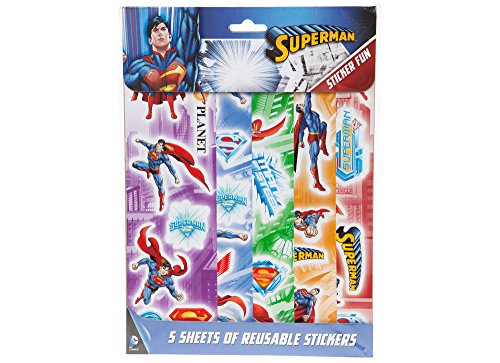 Joy Toy 301040 Superman Wandsticker, Superheld, Sortiert, 56 Count (Pack of 5305) von Joytoy