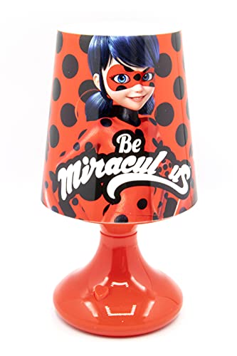 Joy Toy 65971 Ladybug LED Mini Lampenschirm 7x18 cm - Batterie betrieben - in Geschenkverpackung, Rot von Joytoy