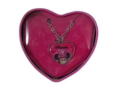 Joy Toy 71292 Kette Minnie mit Herz-Medaillon, Stahl von Joytoy