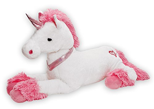 Einhorn H838315 Mia and Me Plüschfigur XL Snowy, Mehrfarbig, S von Joytoy