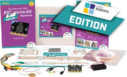 Joy-it Abenteuer Elektronik MicroBit-V2, Open Roberta Edition von Joy-it