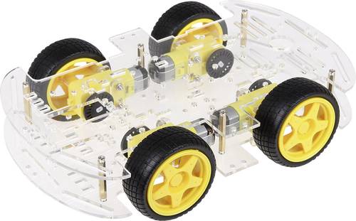 Joy-it Roboter Fahrgestell Roboter Auto Kit 4WD Robot03 von JOY-IT