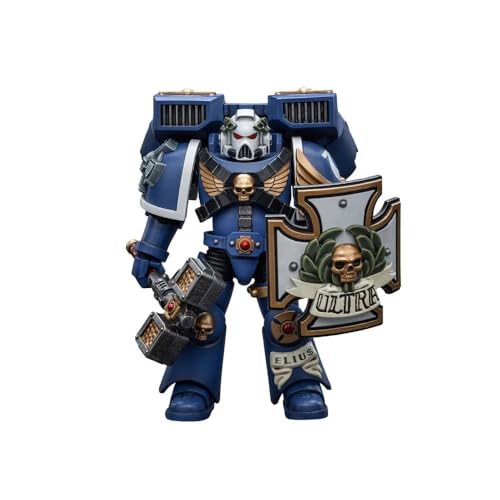 Bloomage Joytoy Tech - Warhammer 40K - Ultramarines Vanguard Vet Thunder Hammer & Storm Shield 1/18 Af von JoyToy