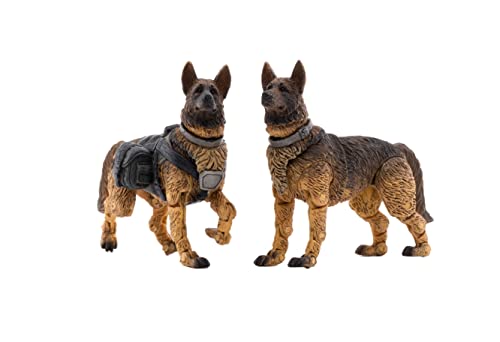 JoyToy Merchandising Licence Dark Source Trading Military Dog 1/18 Figure 2pk (Net) von JoyToy