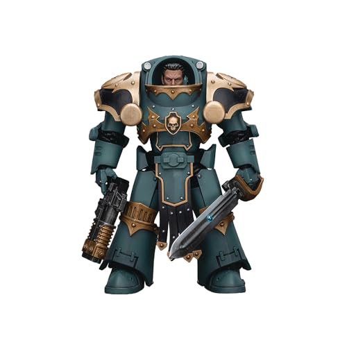 Warhammer 40K Sons of Horus MKVI Tactical Squad Sergeant with Power Sword Actionfigur im Maßstab 1:18 von JoyToy