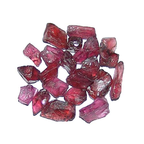 Joyas Janni RO-GRAMM-GR-02 Garnet Mini 10 g Piezas crudas Super A Calidad aprox. 5-10 mm, alrededor de 15-20 Piedras Charms, bunt von Joyas Janni