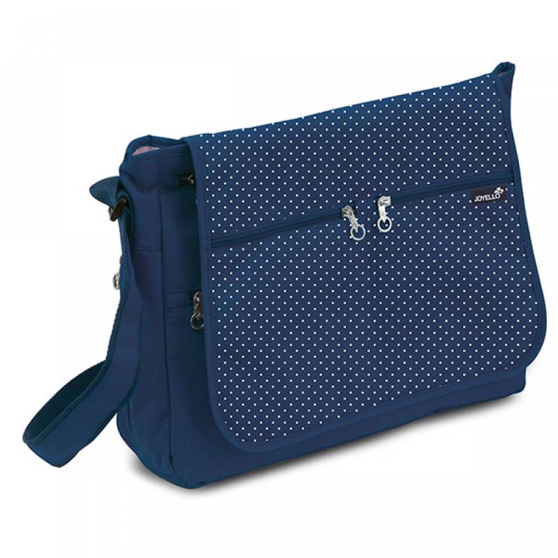 Joyello Bequeme Umstandstasche Navy Peony Pois von Joyello