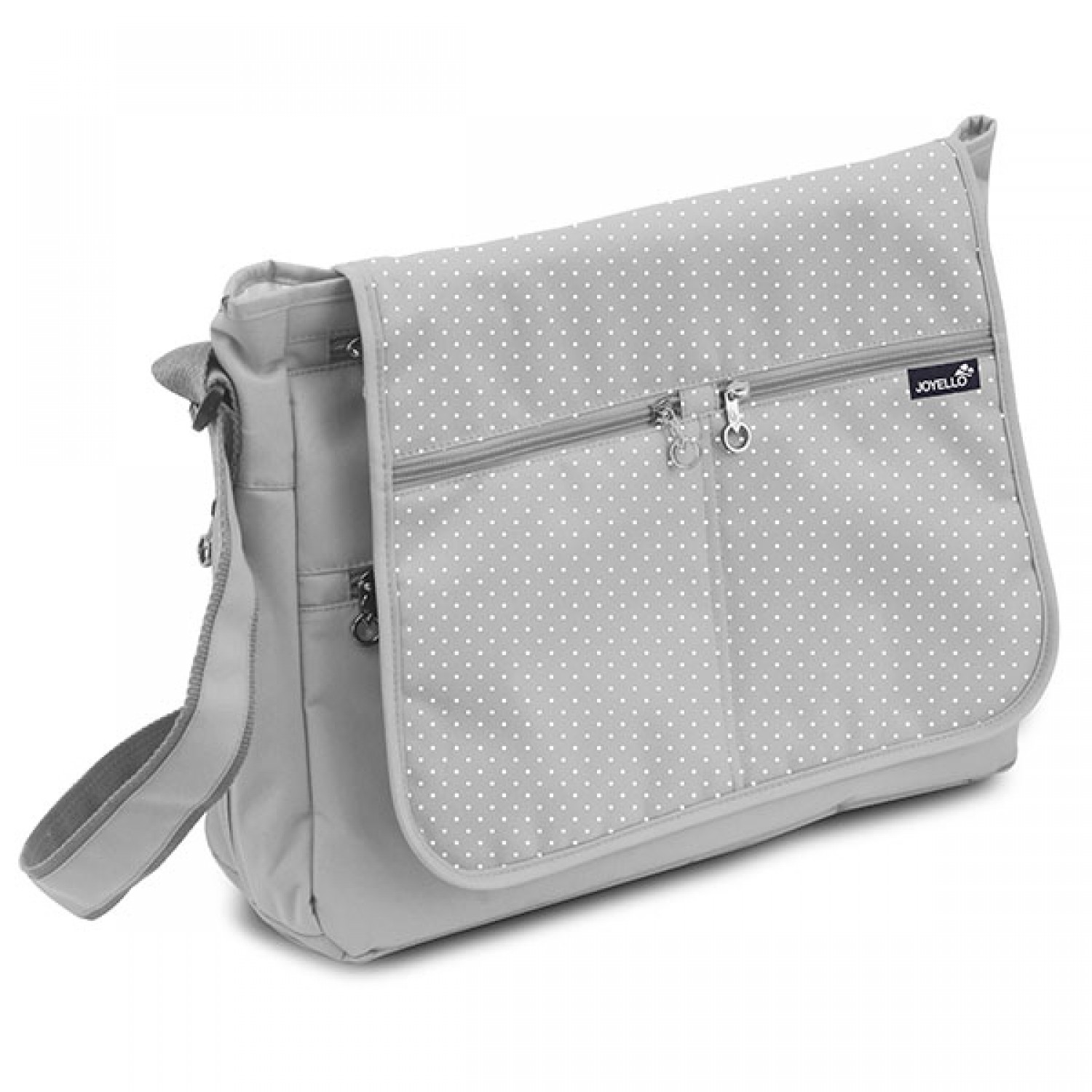 Joyello Comfy Cool Grey Pois Umstandstasche von Joyello