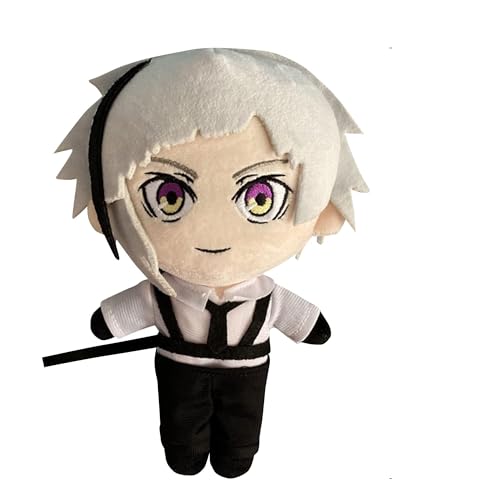 Bungo Stray Dogs Plushies Anime Nakajima Atsushi Cartoon Soft Plush Cute Stuffed Anime Peripherie Geschenk Sammlerstück für Mädchen und Jungen von Joyes