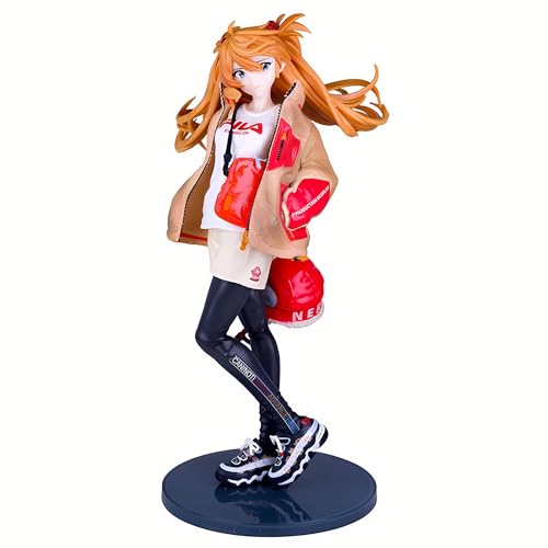 Joyes Asuka Langley Soryu Anime Figuren Schönes Mädchen Anime Figur Ornament Cartoon Figur Statue Sammlung Souvenir Dekoration Geburtstagsgeschenk 24CM von Joyes