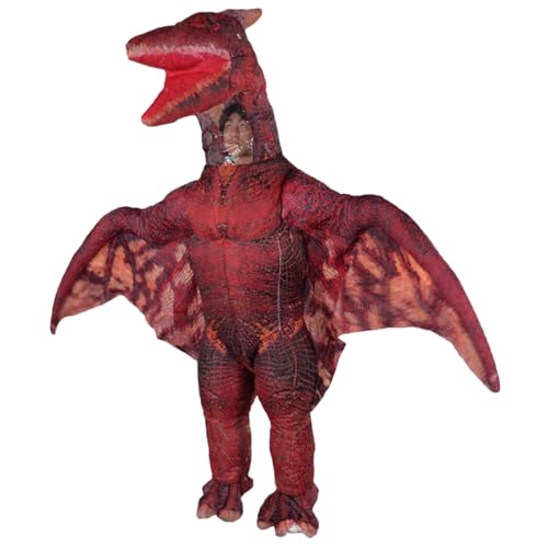 Joygoodta Dinosaurierkostasse rotes pterodaktylblasbares Dinosaurierkostüm Spaß Halloween Kostüme für Party Halloween Cosplay Joygoodta Dinosaurierkostasse rotes pterodaktylblasbares Dinosaurierkostüm Spaß Halloween Kostüme für Party Halloween Cosplay von Joygoodta