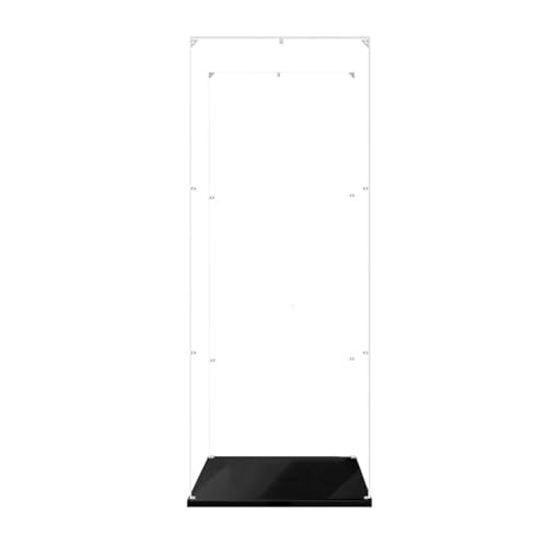 JoyiD Acryl-Vitrine mit schwarzem Acrylsockel, 21042 Göttinnen-Statue-Modell, 20x 20 x 50 cm, staubdichte Vitrine, durchsichtige Acryl-Vitrine von JoyiD