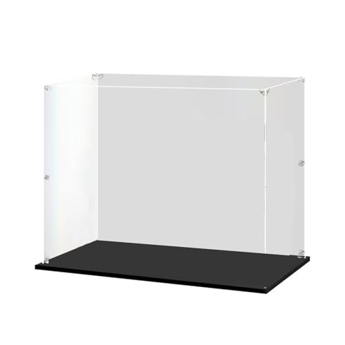 JoyiD Durchsichtige Acryl-Vitrine for das Museumsmodell 10326, 2 m Dicke Vitrine mit schwarzem Acrylboden, staubdichte Vitrine for Spielzeuge von JoyiD